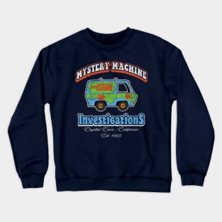 Mystery Machine Investigations Worn Crewneck Sweatshirt